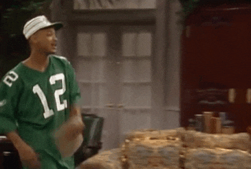 Will Smith celebrating with money